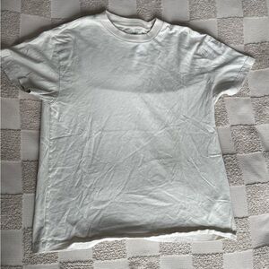 Abercrombie & Fitch Men’s Soft A&F Essentials Tee – Off White / Cream